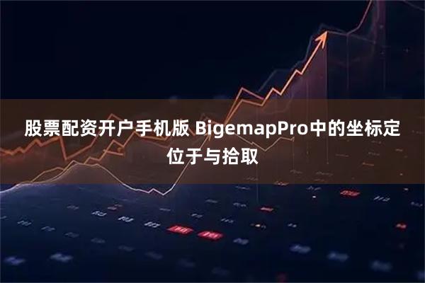 股票配资开户手机版 BigemapPro中的坐标定位于与拾取